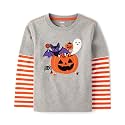 Gymboree Boys and Toddler Embroidered Graphic Long Sleeve Layered T-Shirts