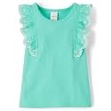 Gymboree Girls' and Toddler Sleeveless Embroidered Top