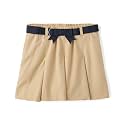 Gymboree Girls' and Toddler Twill Pleated Belted Skort