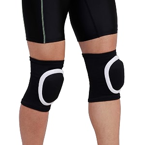 gymific knee padded support designed for maximum comfortable and protection during gym workouts sports and fitness training - ideal as a durable and flexible knee pads medium white