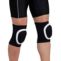 GYMIFIC knee padded support designed for maximum comfortable and protection during gym workouts, sports, and fitness training - ideal as a durable and flexible knee Pads (MEDIUM, WHITE)