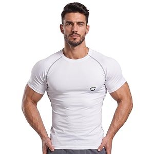 GYMIFIC Mens Compression T-Shirt Half Sleeve