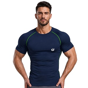 GYMIFIC Mens Compression T-Shirt Half Sleeve