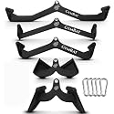 GYMRAT™ 2026 Upgraded MAG LAT Pulldown Handles, Multi-Grip Cable Machine Attachment for Commercial & Home Gyms, Tricep Pushdown, LAT Pull Down Bar, T-Bar Row & Bicep Curl Attachment.