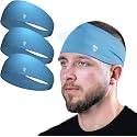 Gymreapers Workout Headbands for Men &amp; Women-Comfortable Sweat Absorbing Band to Keep Hair Back During Running Sports Gym Cycling and Outdoor Activities