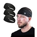Gymreapers Workout Headbands for Men & Women-Comfortable Sweat Absorbing Band to Keep Hair Back During Running Sports Gym Cycling and Outdoor Activities