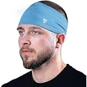 Gymreapers Workout Headbands for Men &amp; Women-Comfortable Sweat Absorbing Band to Keep Hair Back During Running Sports Gym Cycling and Outdoor Activities
