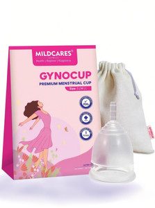 gynocup large reusable menstrual cup menstrual cup safe easy-to-use  comfortable pack of 1