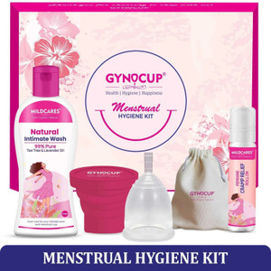 gynocup large reusable menstrual cup menstrual cup menstruation cup sterilizer with female intimate wash cramp relief pack of 1