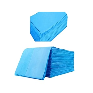 gypsy 20 pcs non-woven disposable bedsheet 32x72 inch blue  massage table sheet protector  elderly care patients clinics hospitals  thick breathable waterproof oilproof bed cover