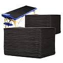 Gypsy 20 Pcs Non-Woven Disposable Bedsheet 32x 72 Inch–Black | Massage Table Sheet Protector | Elderly Care, Patients, Clinics, Hospitals | Thick Breathable, Waterproof, Oilproof Bed Cover