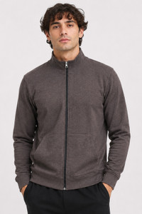 GYRFALCON Full Sleeve Self Design Men Sweatshirt