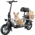 Gyroor Electric Scooter with Seat for Adults 20 Miles Range