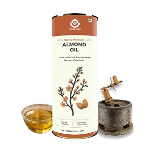 gyros farm organic stone cold pressed almond oil 2 liter tin