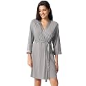 GYS Bamboo Viscose Robe for Women Light Kimono Bathrobe with Pockets
