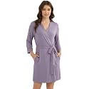 GYS Bamboo Viscose Robe for Women Light Kimono Bathrobe with Pockets