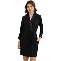 GYS Bamboo Viscose Robe for Women Light Kimono Bathrobe with Pockets