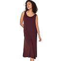 GYS Sleeveless Nightgowns for Women Bamboo Viscose Night Shirt with Pockets
