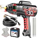GZ GUOZHI Portable Welding Machine, 110V 130Amp Portable Welders, ARC Welder Gun HandHeld Laser Welding Machine, Digital Display IGBT Inverter with Welding Tool Set and Toolbox