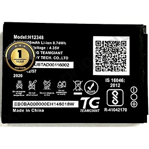 h-12348 battery for jio wifi dongleairtel wifi  m2s fi 2  wireless router 4g fi2  m2 hot spot battery with 1 year warranty q250
