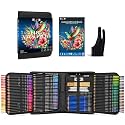 H & B 148PCS Drawing Kit Colored Pencils Set for Adults with Sketchbook