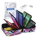 H &amp; B 180 Colored Pencils Set, Art Pencil Kit for Adult Coloring,Oil Based Soft Core, Ideal for Coloring Sketching Shading,H &amp; BArt Set for Teens Beginner Wooden Color Pencils