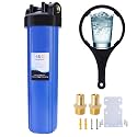 H&G Lifestyles Whole House Water Filter Housing, 20" x 4.5" Water Canister