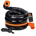 H&G lifestyles 20ft Heated Sewer Hose for Camper RV Sewer Hose Insulation
