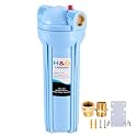 H&amp;G Lifestyles Whole House Water Filter Housing 2.5 x 10 Filter Canister