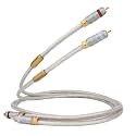 H&amp;*igh qu>ality Pair QED Sub-woofer 6N OCC Silver-Plated HiFi R/CA Audio Cable(5m)
