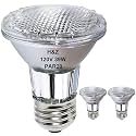 H&Z E26 PAR20 Flood 39W 120V 480 Lumens 3000K for Recessed Lighting