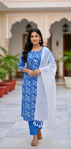 H A ENTERPRISES Printed Kurta Trouser Pant