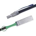 H!Fiber.com QSFP to SFF-8644 Min SAS Cable, SFF-8436 to SFF-8644 External Copper SAS, DDR Hybrid Cable for NetApp DS4243 DS4246 DS2246, 100-Ohm, 1-Meter(3.3-ft)