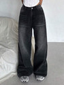 H&H Baggy Fit Women Black Jeans