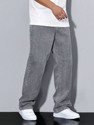 HH Men Straight Fit High Rise Grey