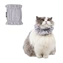 H HIDREAM Cat Grooming Collar and Feeding Bib for Long Haired Cats, Anti-Stain Neck Band, Dog Ear Cover Snood for Cocker Spaniels