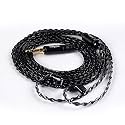 H HIFIHEAR 8 Core Silver Plated Copper Cable Cpin 0.78mm Earphone Cable with 3.5mm Plug for ZSN ZS10 Pro ZSN Pro AS16 ZSX KB Ear KBEAR KB10 KB06 CA4 C12 CA16 Topaz (CPin 3.5mm)