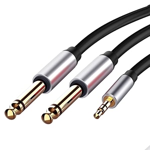 15 meters 35mm stereo male to 35 mm aux male av aux cable - speaker audio trs auxiliary lead