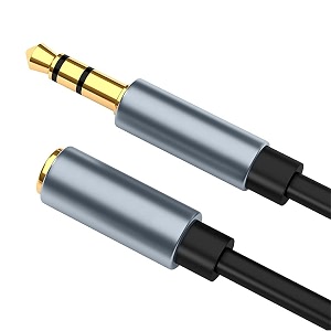 15 meters 35mm trs auxiliary male to female cable 35 mm stereo male to female - audio extension lead for cd dvd player speaker