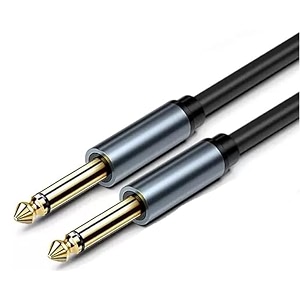 3 meters 635mm mono male to 635mm mono male jack cable audio instrument high flexibility lead connector for mixer amplifier