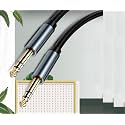 6.35mm to 6.35mm Stereo Audio Cable 1/4 Inch Male to Male TRS ; Gold-Plated Connector ; for Electric Guitar Bass Keyboard Mixer Amp (6.35mm Stereo to 6.35mm Stereo (3 Meter))