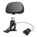 H RUO Adjustable Driver Backrest with Pad Compatible with Harley Touring Road King Street Glide FLHR FLHX 2009-2023 2022