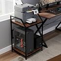 h.sea Sseries 3-Tier Premium CPU Printer UPS Stand | Universal Storage Rack | 55×60×120 cm Equipment Organizer | 150 Kg Capacity | Battery Inverter CPU Stand Printer Storage (Pine Wood, Lite)