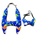 Ivtivfu H-Shape Car Seat Pillow for Kids (Blue Dinosaur): Kids Car Pillows, Car Head Support, Car Seat Pillow, for Travel, Birthdays and Christmas