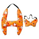 Ivtivfu H-Shape - Kids Car Pillow (Bunny, 2024 Upgraded), Car Travel Pillow, Adults and Children H-Shaped Pillow Travel Pillow for Support The Body and Head