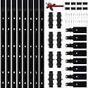 H Type Track Lighting Rails 8PCS 120V Single Circuit 3-Wire