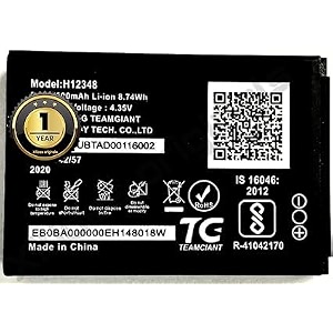 h12348 battery for jio wifi dongleairtel wifi  m2s fi 2  wireless router 4g fi2  m2 hot spot battery with 1 year warranty m108