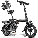 H14-A Folding Electric Bikes for Adults, Peak 1200W Foldable Electric Bike