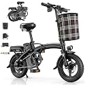 H14-A Folding Electric Bikes for Adults, Peak 1200W Foldable Electric Bike