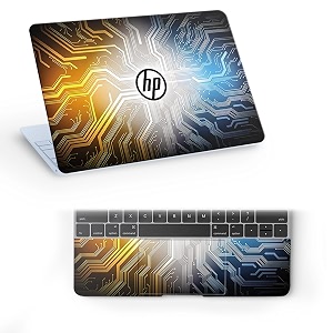 galaxsia h261 topwrist pad vinyl laptop skinstickercover for 15 to 156 inches laptops laminated-removable-hd quality compatible for hp 15x10 inches